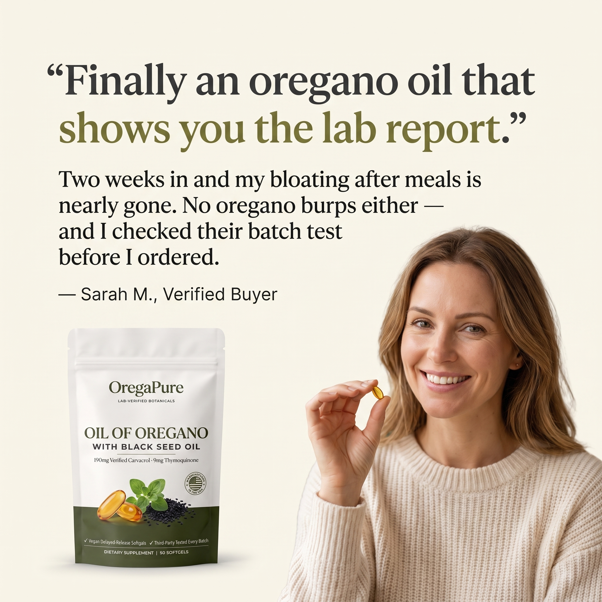 OregaPure® Oil Of Oregano Softgels