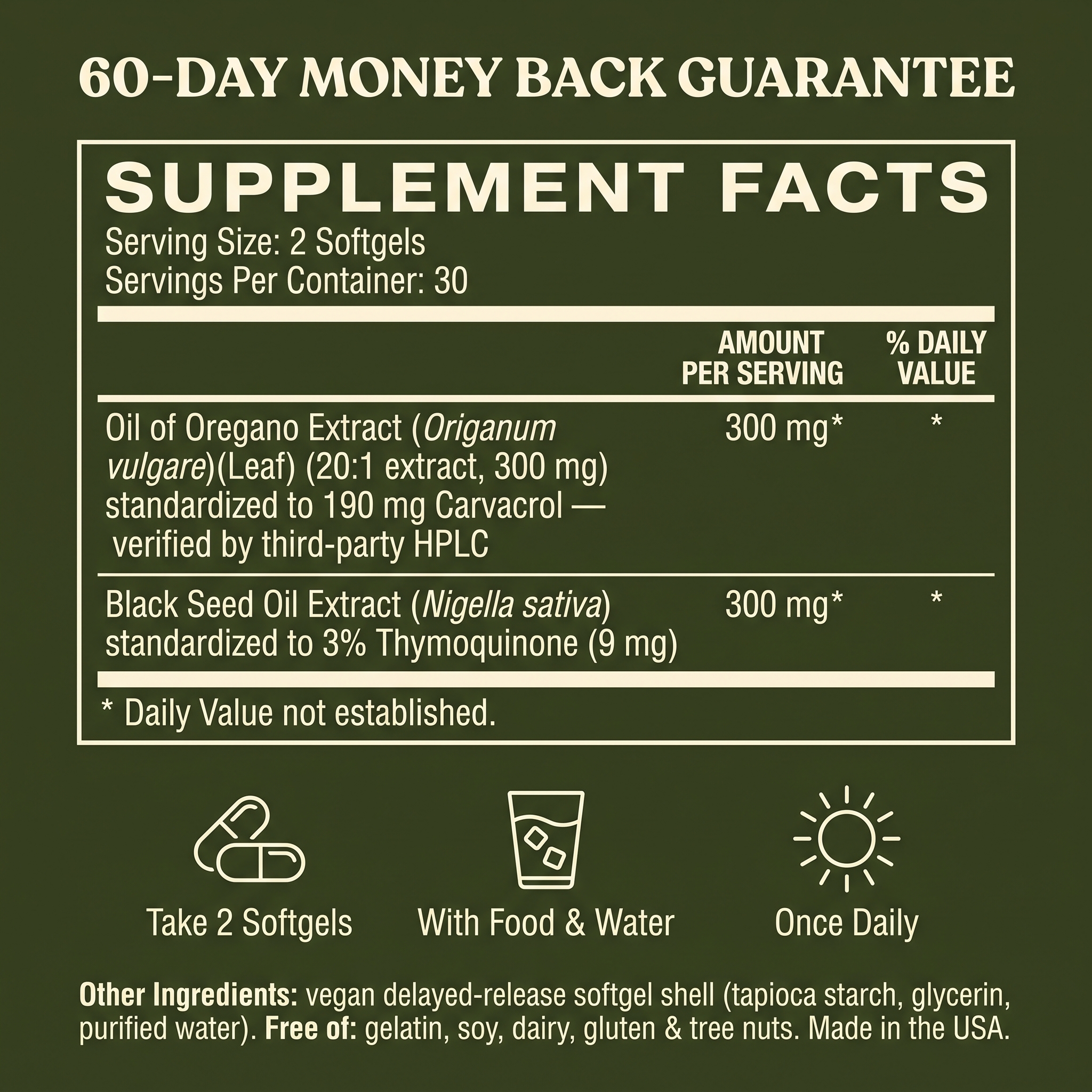 OregaPure® Oil Of Oregano Softgels